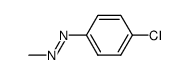 (4-chlorophenyl)methyldiazene Structure