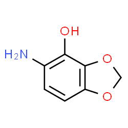 Phenol,6-amino-2,3-(methylenedioxy)- (8CI)结构式