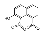 1,8-dinitronaphthalen-2-ol结构式