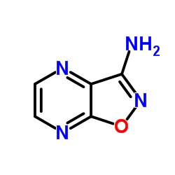 3-氨基异噁唑并[4,5-b]吡嗪结构式