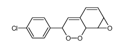 3-(4-chlorophenyl)-3,6a,7a,7b-tetrahydrooxireno[2',3':5,6]benzo[1,2-c][1,2]dioxine Structure