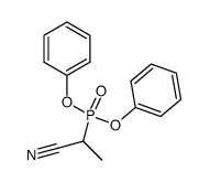 diphenyl (1-cyanoethyl)phosphonate Structure