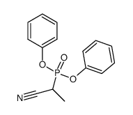 diphenyl (1-cyanoethyl)phosphonate结构式