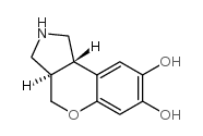 [2]Benzopyrano[3,4-c]pyrrole-7,8-diol,1,2,3,3a,5,9b-hexahydro-,trans-(9CI) structure