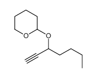 2-[(1-Butyl-2-propynyl)oxy]tetrahydro-2H-pyran结构式