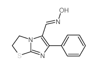 N-[(3-phenyl-6-thia-1,4-diazabicyclo[3.3.0]octa-2,4-dien-2-yl)methylidene]hydroxylamine Structure