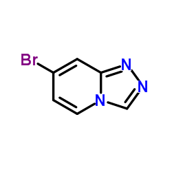 7-溴[1,2,4]三唑并[4,3-a]吡啶结构式