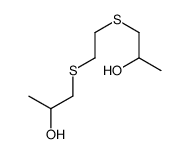1-[2-(2-hydroxypropylsulfanyl)ethylsulfanyl]propan-2-ol结构式