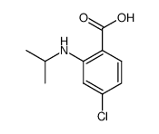 acide chloro-4 isopropylamino-2 benzoique Structure