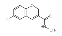 6-chloro-N-methyl-2H-chromene-3-carboxamide Structure