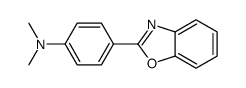 4-(1,3-benzoxazol-2-yl)-N,N-dimethylaniline结构式