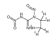2-nitro-1-nitroso-1-(1,1,2,2,2-pentadeuterioethyl)guanidine Structure