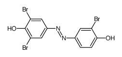 2,6,2'-tribromo-4,4'-azo-di-phenol Structure