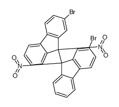 2,2'-dibromo-9,9'-dinitro-[9,9']bifluorenyl结构式