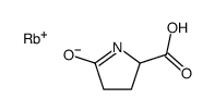 rubidium 5-oxo-DL-prolinate结构式