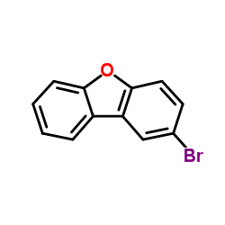 2-Bromodibenzofuran Structure