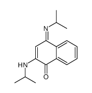 2-(propan-2-ylamino)-4-propan-2-yliminonaphthalen-1-one Structure