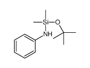 N-[dimethyl-[(2-methylpropan-2-yl)oxy]silyl]aniline结构式
