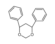 (4R,6R)-4,6-diphenyl-1,3-dioxane结构式