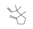 2-methyl-2-(2-methylbut-3-en-2-yl)cyclopentan-1-one Structure
