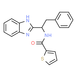 N-(1-(1H-benzo[d]imidazol-2-yl)-2-phenylethyl)thiophene-2-carboxamide Structure