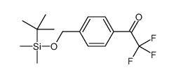 1-[4-[[[(1,1-Dimethylethyl)dimethylsilyl]oxy]Methyl]phenyl]-2,2,2-trifluoro-ethanone structure