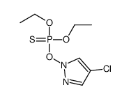 (4-chloropyrazol-1-yl)oxy-diethoxy-sulfanylidene-λ5-phosphane Structure