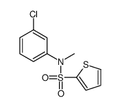 N-(3-chlorophenyl)-N-methylthiophene-2-sulfonamide Structure