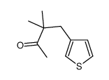 3,3-dimethyl-4-thiophen-3-ylbutan-2-one Structure