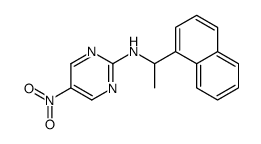 N-(1-naphthalen-1-ylethyl)-5-nitropyrimidin-2-amine Structure
