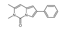 2,3-dimethyl-6-phenylpyrrolo[1,2-c]pyrimidin-1-one结构式
