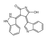 3-(1,2-dihydroindazol-3-ylidene)-4-indol-3-ylidenepyrrolidine-2,5-dione结构式