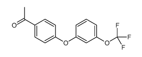 1-[4-(3-TRIFLUOROMETHOXY-PHENOXY)-PHENYL]-ETHANONE structure