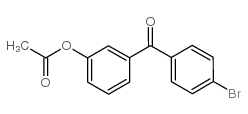 3-ACETOXY-4'-BROMOBENZOPHENONE Structure