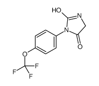 3-[4-(trifluoromethoxy)phenyl]imidazolidine-2,4-dione Structure