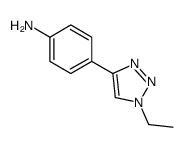 4-(1-ethyltriazol-4-yl)aniline结构式