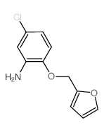5-Chloro-2-(2-furylmethoxy)aniline结构式