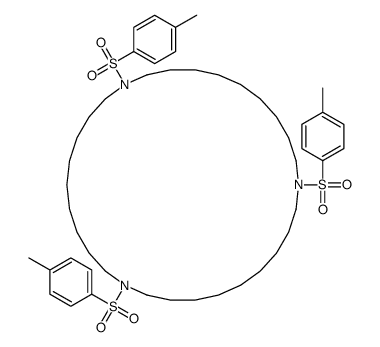 1,11,21-tris-(4-methylphenyl)sulfonyl-1,11,21-triazacyclotriacontane结构式