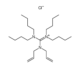 1,1-Dially-2,2,3,3-tetrabutylguanidiniumchlorid结构式