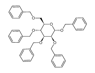 benzyl 2,3,4,6-tetra-O-benzyl-α-D-mannopyranoside Structure