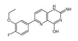 2-amino-6-(3-ethoxy-4-fluorophenyl)-1H-pyrido[3,2-d]pyrimidin-4-one Structure