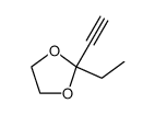 1,3-Dioxolane, 2-ethyl-2-ethynyl- (9CI)结构式