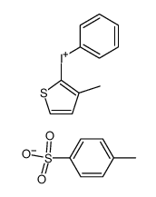 (3-methyl-2-thienyl)(phenyl)iodonium tosylate Structure