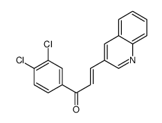 1-(3,4-dichlorophenyl)-3-quinolin-3-ylprop-2-en-1-one Structure