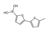 [5-(5-methylthiophen-2-yl)thiophen-2-yl]boronic acid结构式