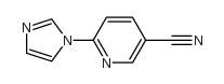 6-(1H-咪唑)-3-吡啶甲腈结构式