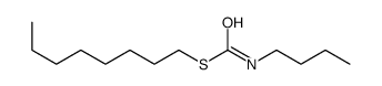 S-octyl N-butylcarbamothioate Structure