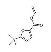 ethenyl 5-tert-butylfuran-2-carboxylate结构式