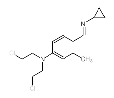 N,N-bis(2-chloroethyl)-4-(cyclopropyliminomethyl)-3-methyl-aniline picture