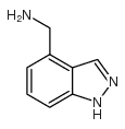 4-(氨基甲基)-1H-吲唑结构式